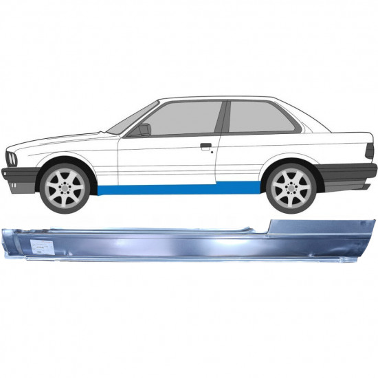 BMW 3 E30 1982-1994 2 DOOR FULL SILL REPAIR PANEL / LEFT