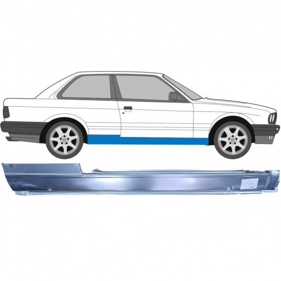 BMW 3 E30 1982-1994 2 DOOR FULL SILL REPAIR PANEL / RIGHT