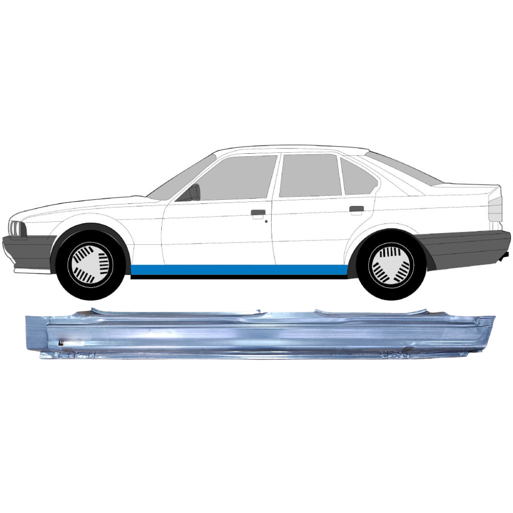 BMW 5 E34 1987-1996 SEDAN ESTATE FULL SILL REPAIR PANEL / PAIR