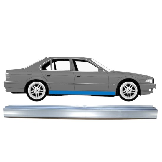 Sill repair panel for BMW 7 E38 1994-2001 / Left = Right (symmetrical) 14833