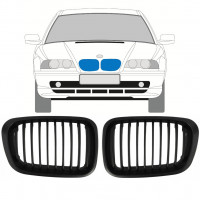 Black grille for BMW 3 E46 1998-2001 /  11128