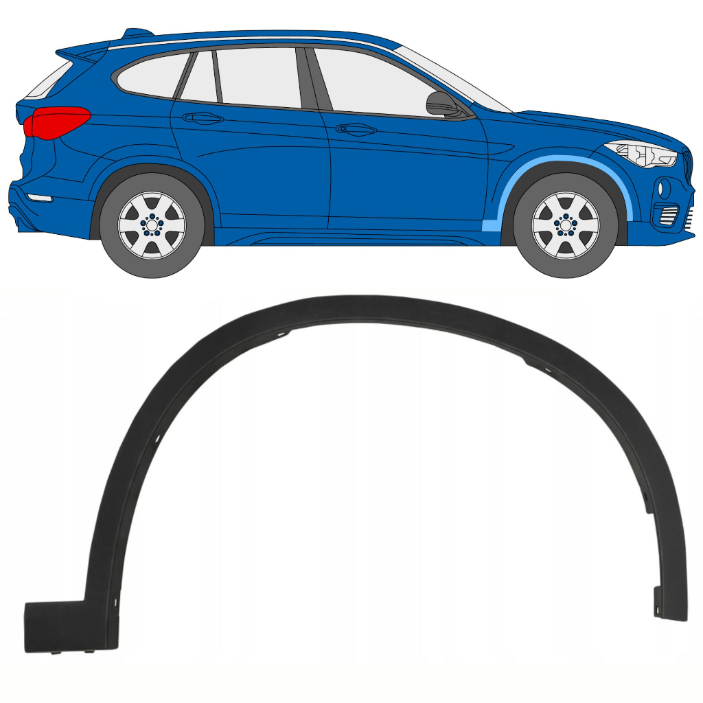BMW X1 2015- FRONT WHEEL ARCH COVER / RIGHT