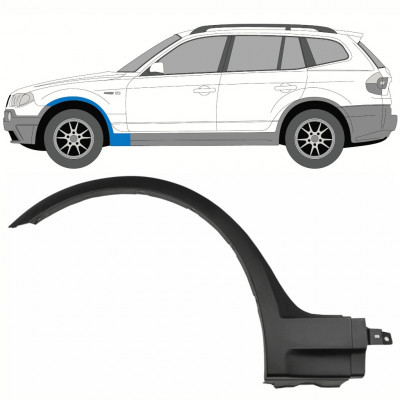 BMW X3 2003-2010 FRONT WHEEL ARCH COVER / LEFT