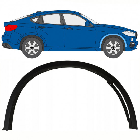 BMW X6 2014-2019 FRONT WHEEL ARCH COVER / RIGHT