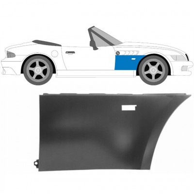 BMW Z3 1995-2003 COUPE ROADSTER FRONT WING / RIGHT