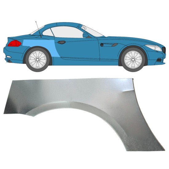 Rear wing repair panel