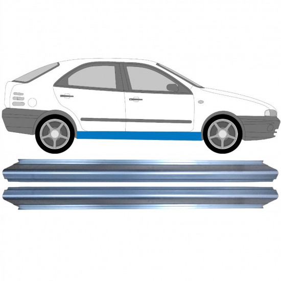 Sill repair panel for Fiat Brava 1995-2001 / Left = Right (symmetrical) / Set 9496