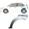 Rear wing repair panel