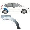 Rear wing repair panel