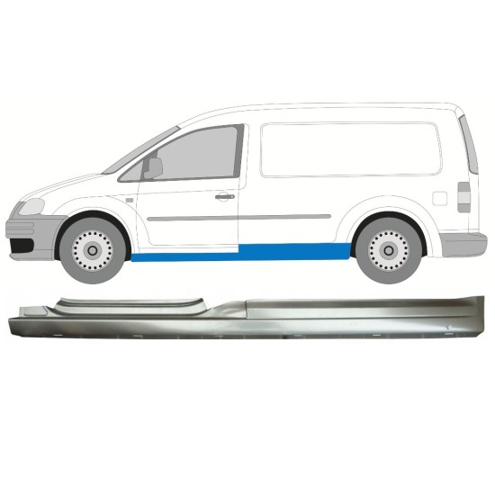 Full sill repair panel for Volkswagen Caddy 2004-2020 / Left 16027