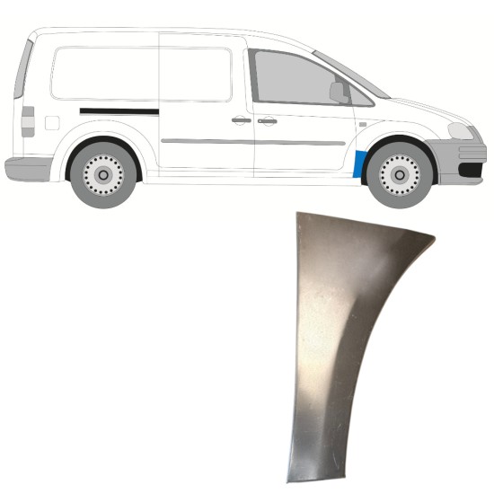 Front wing repair panel for Volkswagen Caddy 2004-2020 / Right 14686