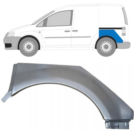Rear wing repair panel for Volkswagen Caddy 2004-2020 / Left 15161