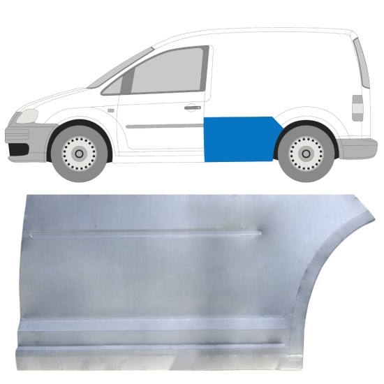 Side repair panel for Volkswagen Caddy 2004-2020 / Left 16282