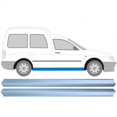 Sill repair panel for VW Caddy S Inca 1995-2004 / Left = Right (symmetrical) / Set 10498