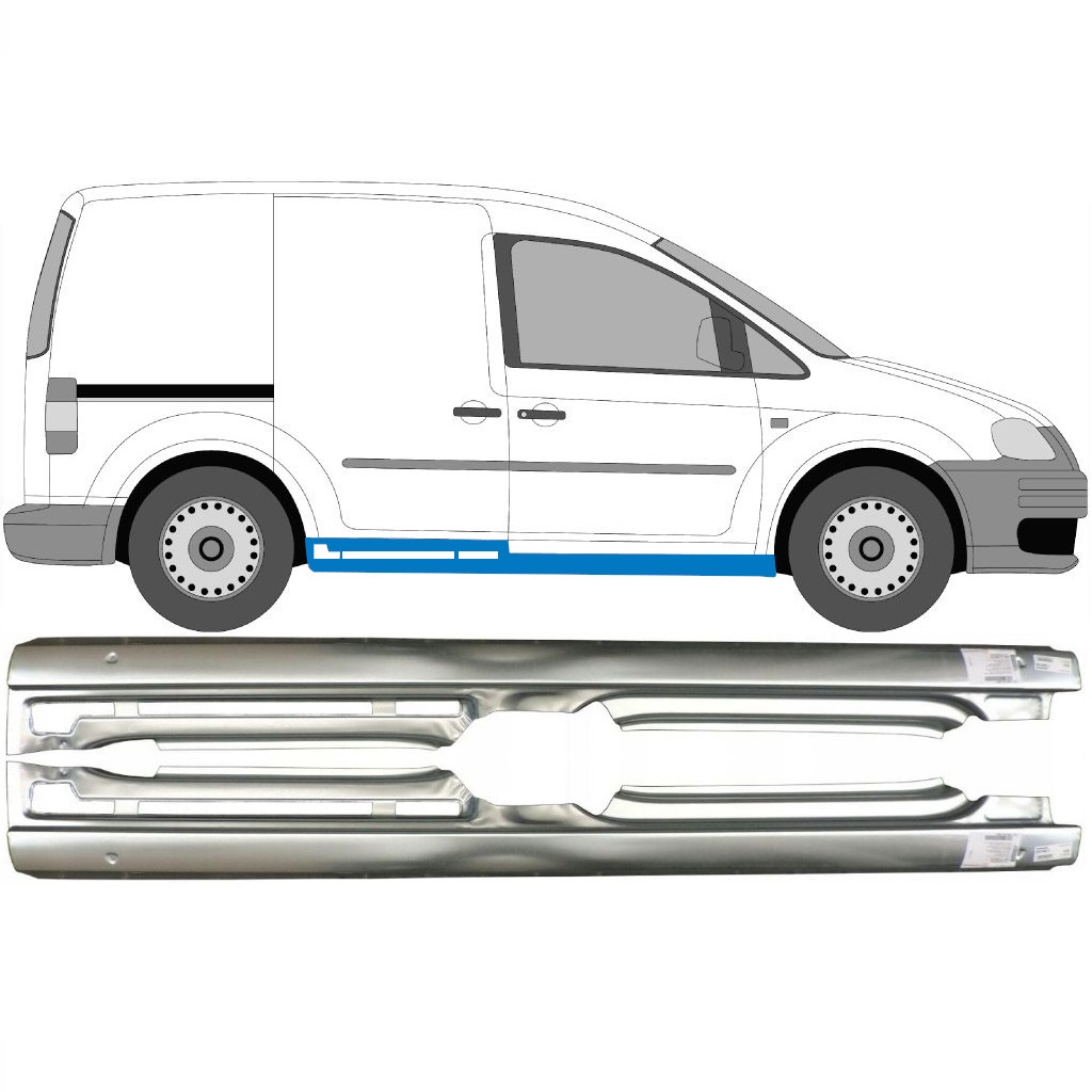 VW CADDY III 2004-2015 4 DOOR SILL REPAIR PANEL / SET