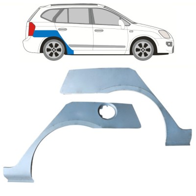 Rear wing repair panel for Kia Carens 2006-2013 / Left+Right / Set 16817
