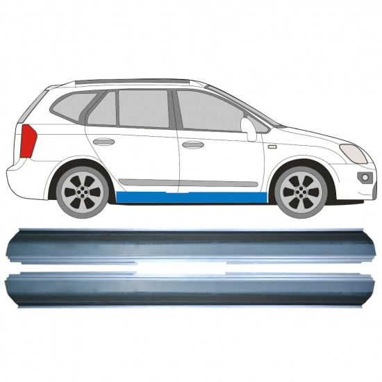 Sill repair panel for Kia Carens 2006-2013 / Set 11116