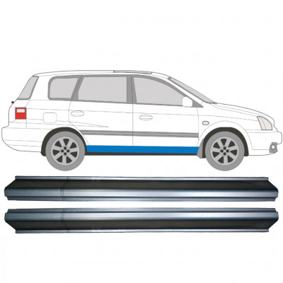 Sill repair panel for Kia Carens 1999-2006 / Set 11353