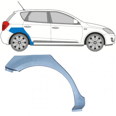 KIA CEED 2006-2012 REAR WHEEL ARCH / RIGHT