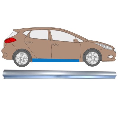 Sill repair panel for Kia Ceed 2012-2018 / Right 14868