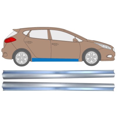 Sill repair panel for Kia Ceed 2012-2018 / Left+Right / Set 14870