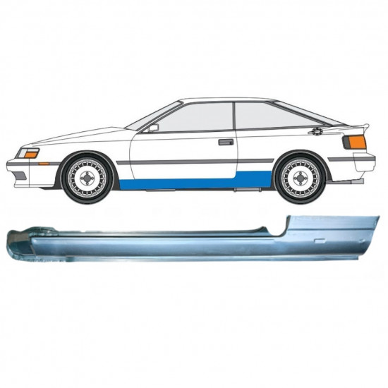 Full sill repair panel for Toyota Celica 1985-1989 / Left 7300