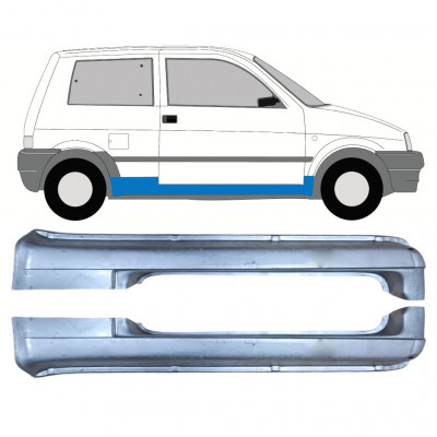 Sill repair panel for Fiat Cinquecento 1991-1998 / Set 11213