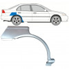 Rear wing repair panel