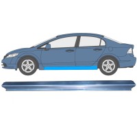 Sill repair panel for Honda Civic 2005-2011 / Left / SEDAN 11007