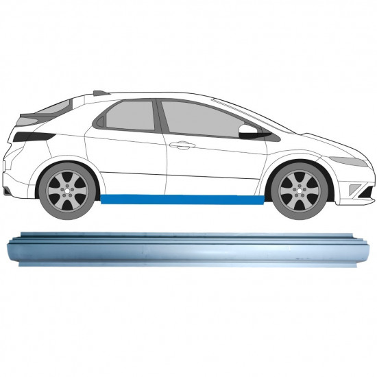 Sill repair panel for Honda Civic 2005-2011 / Left = Right (symmetrical) 12870