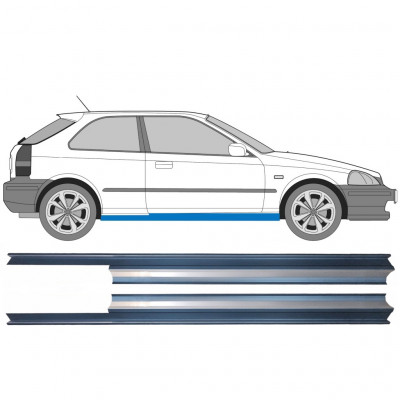 Sill repair panel for Honda Civic 1995-2000 / Left+Right / Set 9173