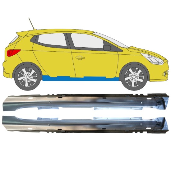 Full sill repair panel for Renault Clio IV 2016-2019 / Left+Right / Set 16255
