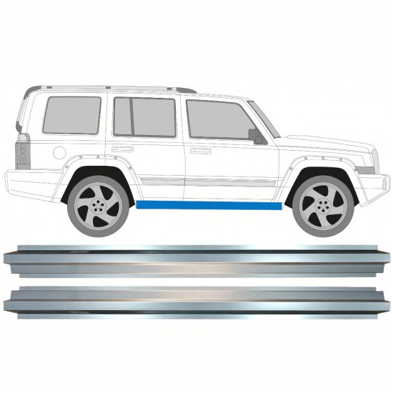 Inner sill repair panel for Jeep Commander 2005-2010 / Left = Right (symmetrical) / Set 10057