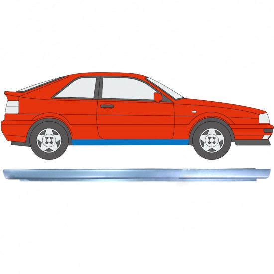 Sill repair panel for VW Corrado 1987-1995 / Left = Right (symmetrical) 7133