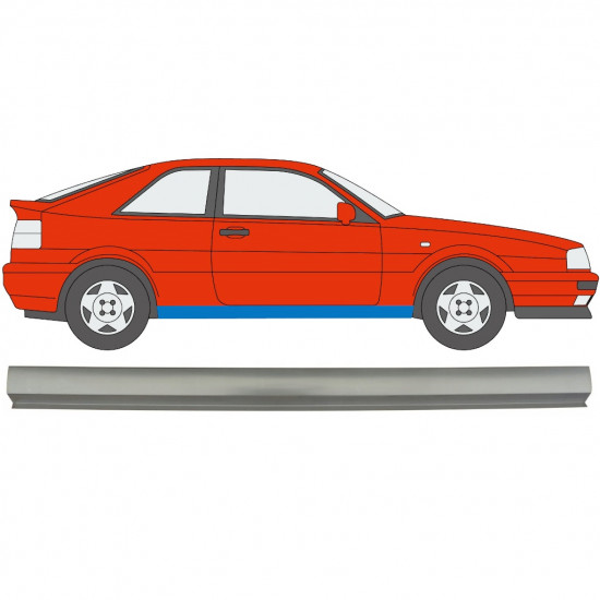  VW CORRADO 1987-1995 SILL REPAIR PANEL / RIGHT = LEFT