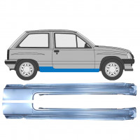 Full sill repair panel for Opel Corsa A 1982-1993 / Left+Right / Set 9793