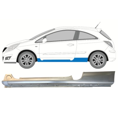 Full sill repair panel for Opel Corsa D 2006-2015 / Left / HATCHBACK 14573