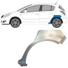 Rear wing repair panel