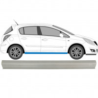 Sill repair panel for Opel Corsa 2006-2015 / Left = Right (symmetrical) 6881