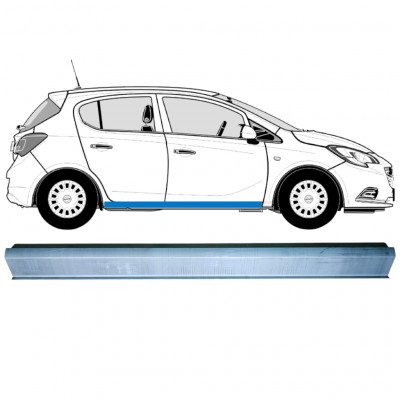 Sill repair panel for Opel Corsa E 2014-2019 / Left = Right (symmetrical) 12882