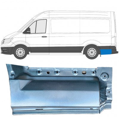 Rear wing repair panel for Volkswagen Crafter / MAN THE 2017- / MWB / LWB / Left 11593