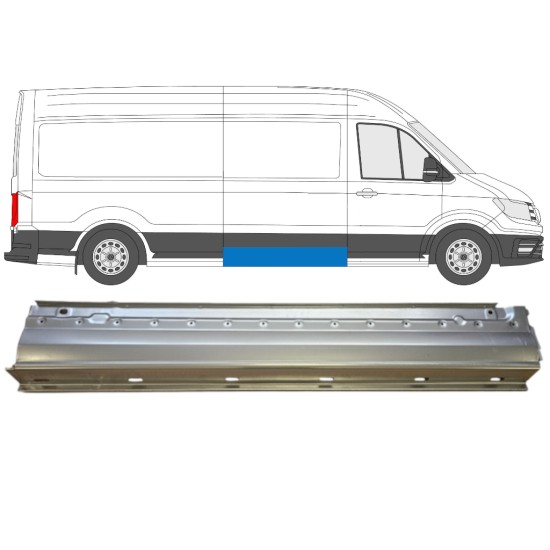 Side outer repair panel for MAN TGE 2016- / Right 15177
