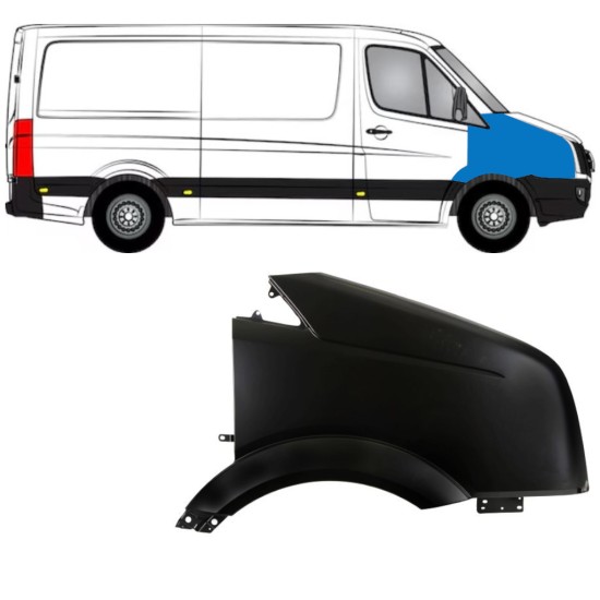 Front wing for Volkswagen Crafter 2005-2017 / Right 15352