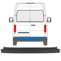 Rear bumper for Volkswagen Crafter 2017- 15222