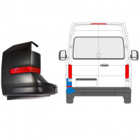 Rear bumper corner + reflective lamp for Volkswagen Crafter 2017- / Left /  9992