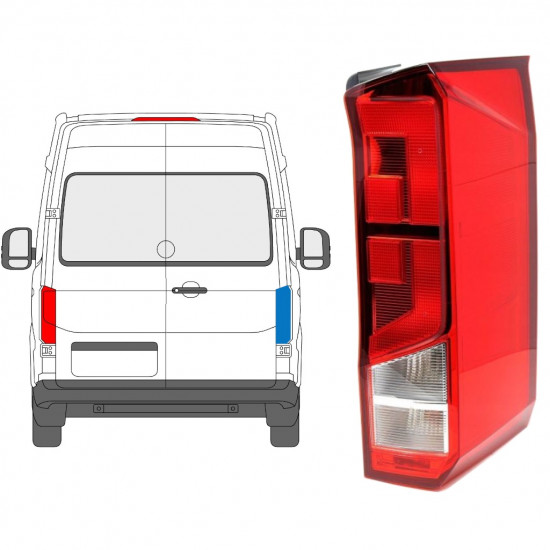 Rear light for Volkswagen Crafter 2017- / Right 12920