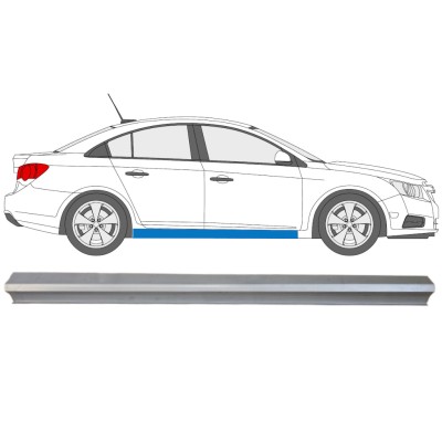 Lower sill repair panel for Chevrolet Cruze 2009-2014 / Right 15101