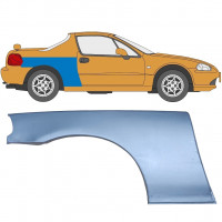 Rear wing repair panel for Honda Civic CRX Del Sol 1992-1998 / Right 5649