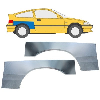Rear wing repair panel for Honda CRX 1987-1992 / Left+Right / Set 16339