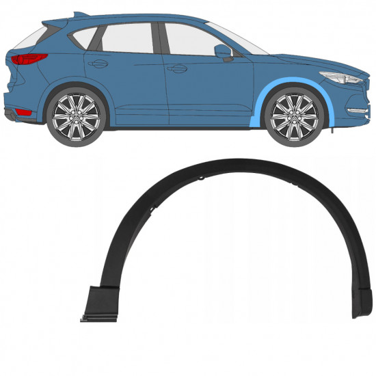 Front wing trim for Mazda CX-5 2017- / Right 12805